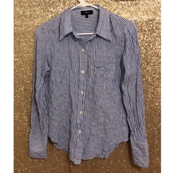 Theory Slim Buttondown Sz S EUC - Picture 5 of 6